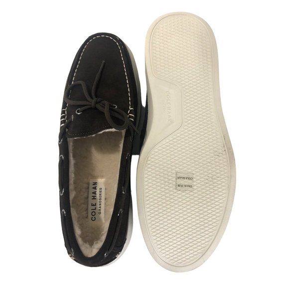 Cole Haan Men's Grandpro Rally Slipon Moccasin Loafer Brown Size 9 - Picture 4 of 9